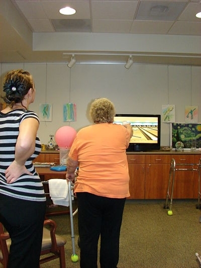 Wii Bowling at The Villa 019